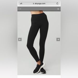 NWT Alo High Waist Airbrush Leggings - highline